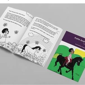 Katie and beauty children’s coloring book